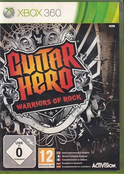 Guitar Hero Warriors of Rock - XBOX 360 (B Grade) (Used) (eng)
